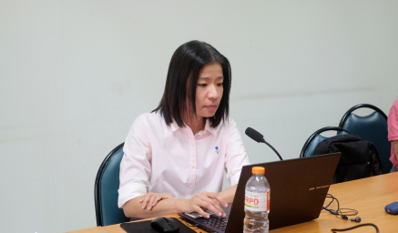 ภาพกิจกรรมการอบรมออนไลน์หลักสูตร “นวัตกรรมการแปรรูปอาหาร (Innovative food processing)”