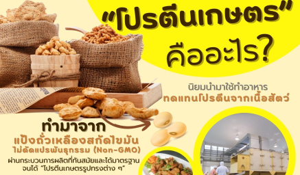 โปรตีนเกษตร คืออะไร