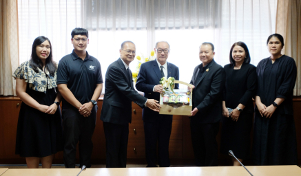 คณะผู้บริหารสถาบันฯ  เข้าพบนายกสภามหาวิทยาลัยเกษตรศาสตร์  เพื่อมอบกระเช้าผลิตภัณฑ์สถาบันฯ และรับพรปีใหม่ เนื่องในวาระดิถีขึ้นปีใหม่ 2569