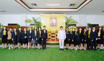 พิธีถวายพระพรชัยมงคล และพิธีถวายสัตย์ปฏิญาณเพื่อเป็นข้าราชการที่ดีและพลังของแผ่นดิน